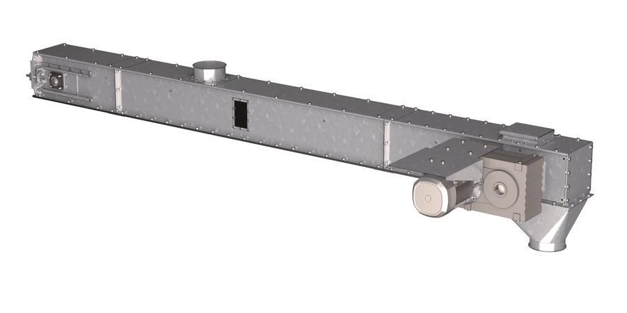 Chain Conveyor Type K with 10-50 t/h Capacity and Zinc Coating