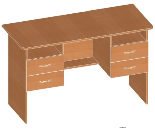 Teacher's Desk with Two Drawers, Model U.02.14