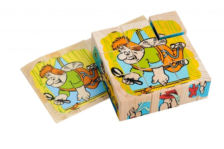 Fairy Tale Heroes Puzzle Blocks Set (9 pieces) Model 4444-2