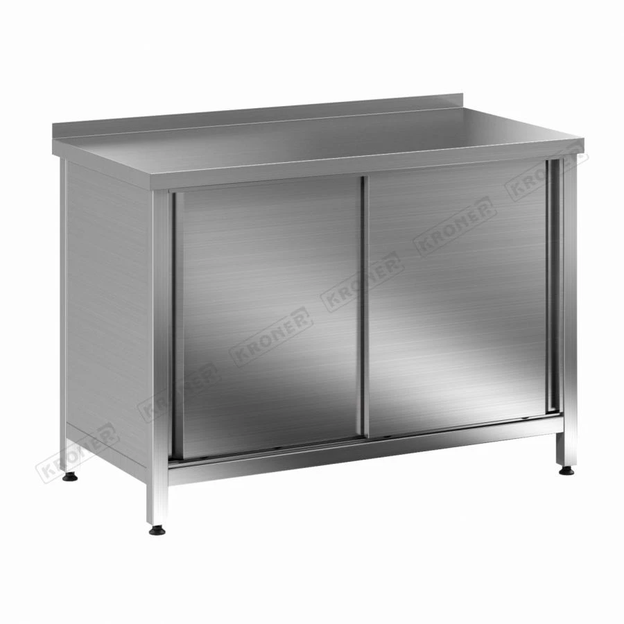 Wall-Mounted Folding Table SТП (Cupboard with Sliding Doors)