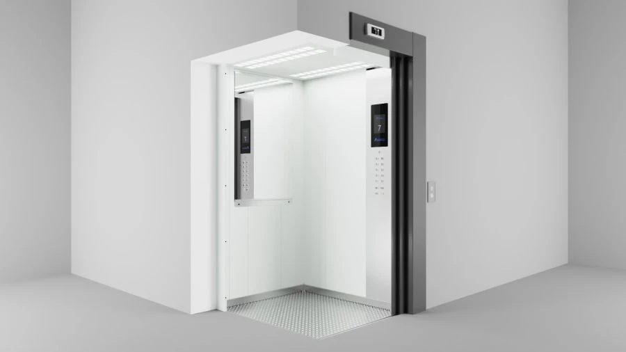 Electric Passenger Lift Model SPbLZ MRL, 400 kg Capacity
