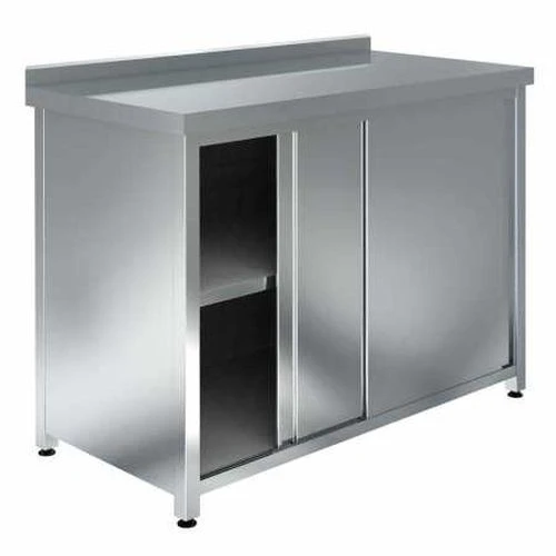 Metal Utility Table with Drawers for Industrial Use
