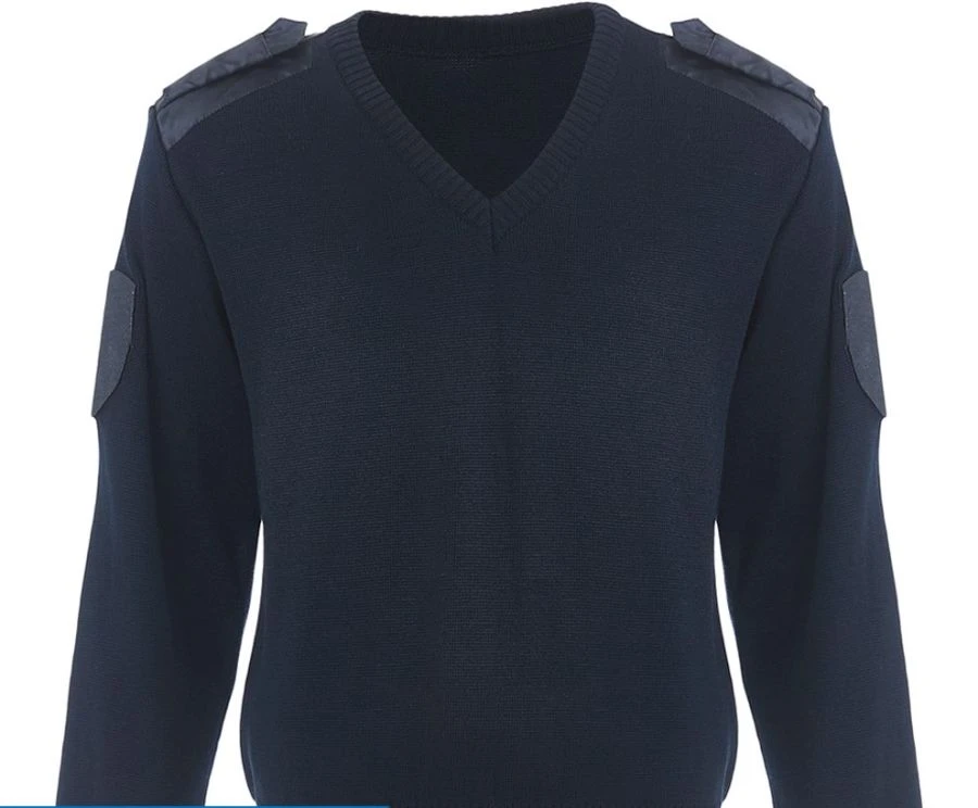Dark Blue Wool Sweater Fabric (Type A) for Russian Law Enforcement