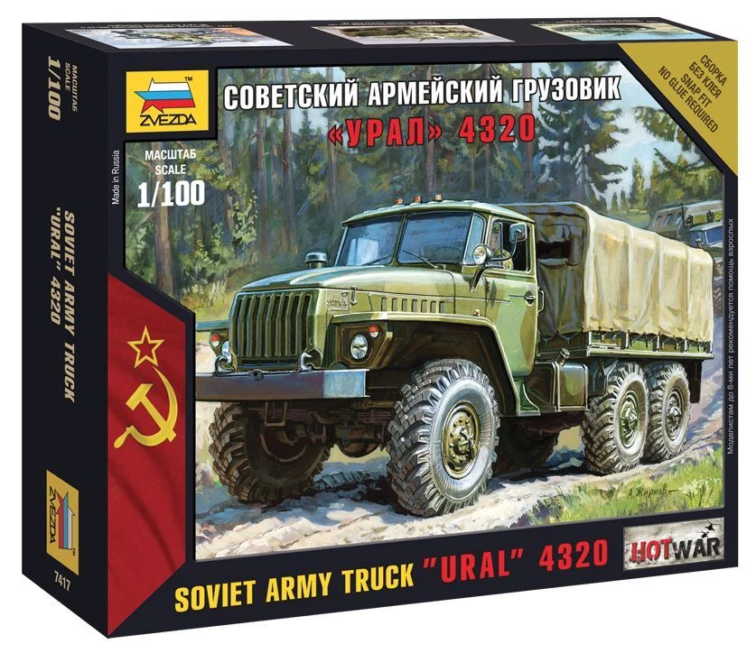 Soviet Truck Ural Assembly Model