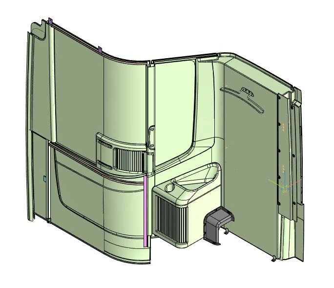 Driver Partition Assembly 62825-401-7800000