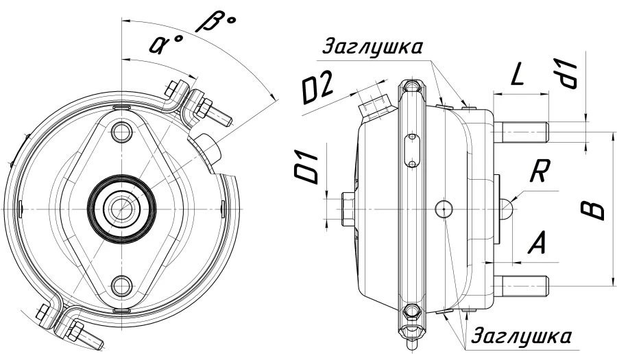 Brake Chamber Type 27 Model 25.3519312-47