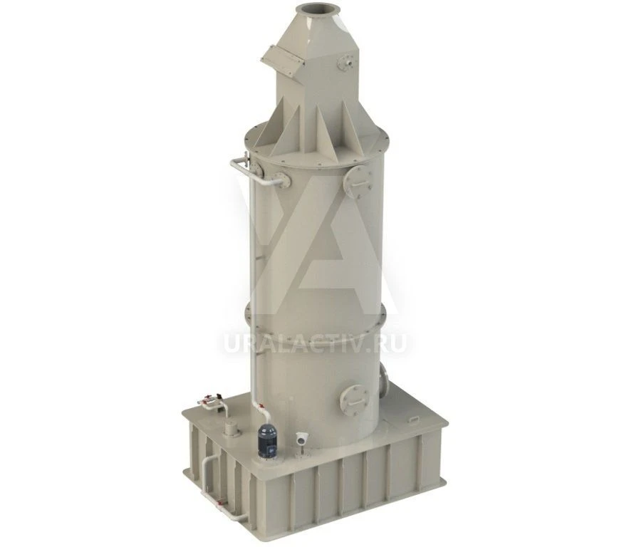 Vertical Wet Gas Scrubber VМ-2 for Air Purification