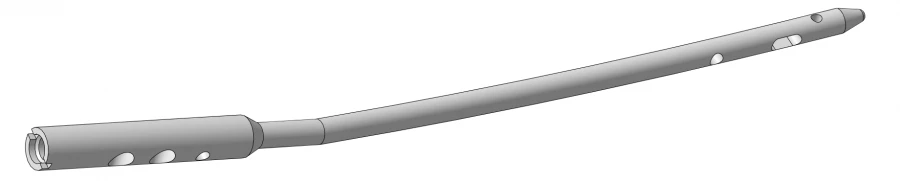 Right Antegrade Femoral Pins Ø 12 mm, Length 300-480 mm, Art. 668.XXXR
