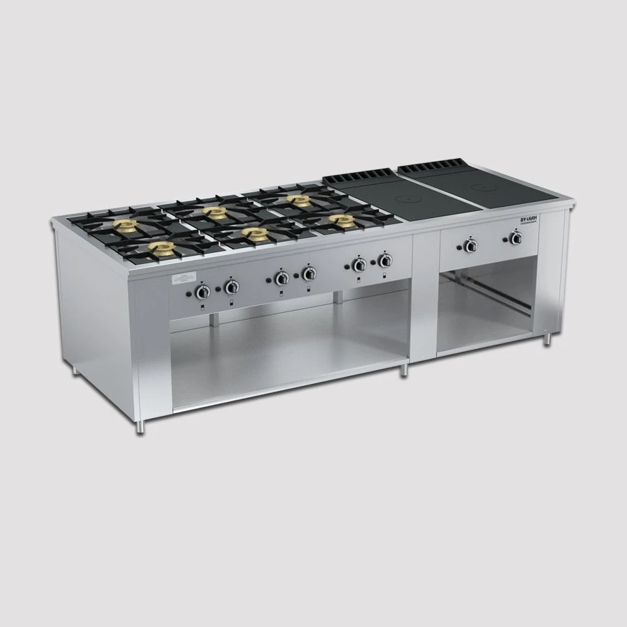 Professional Gas Stove PRG-IIA-10-2 "Maxi