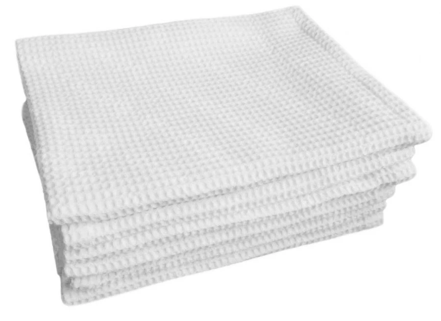 Waffle Towel 35x70 cm - White
