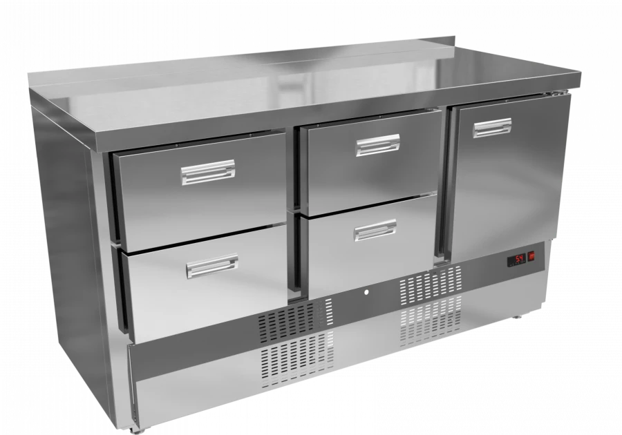 Stainless Steel Refrigerated Table Kroner SXb 1/4 - 150 - 70