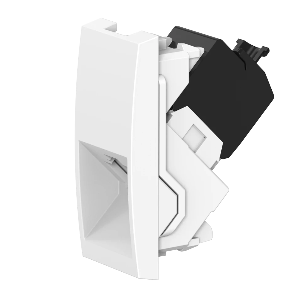CADUCEUS ALING MODE RJ45 Keystone Socket Cat.6A FTP, 1M, White, Art. 666S.0