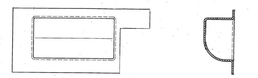 Internal Hatch Handle Panel 4230-5413166