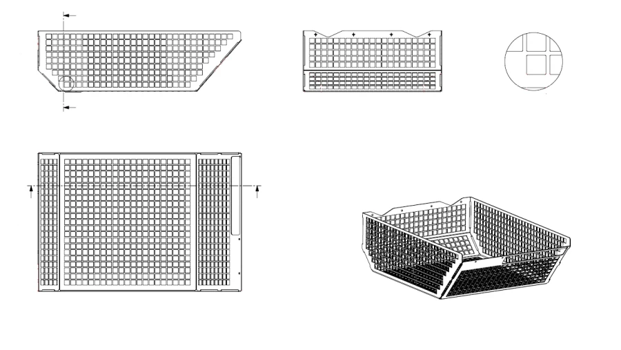 Screening Grid for Seed Bunkers - Model 210941