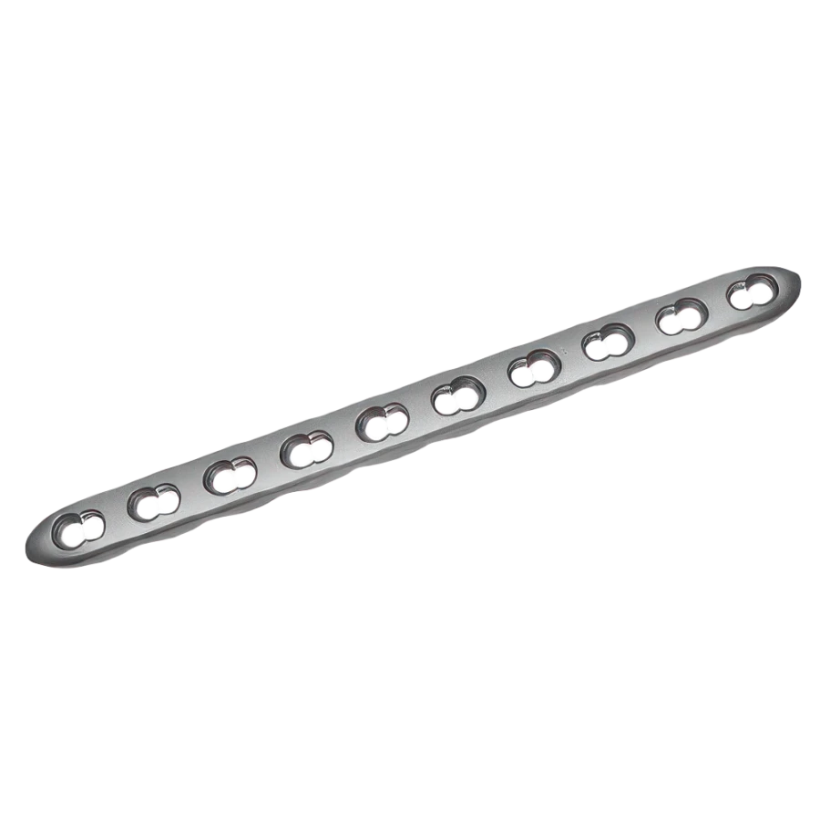 Surgical Implant Straight Plate for Bone Fragment Fixation