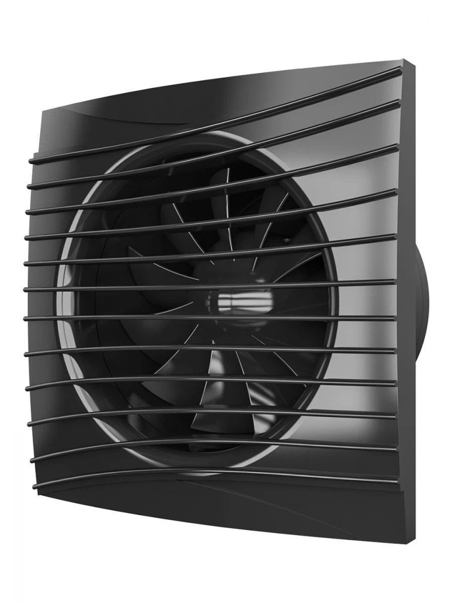 SILENT 6C-03 Obsidian Axial Fan with Backdraft Damper