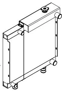 Radiator Block B 1200K.1301.0000 for Engine Cooling