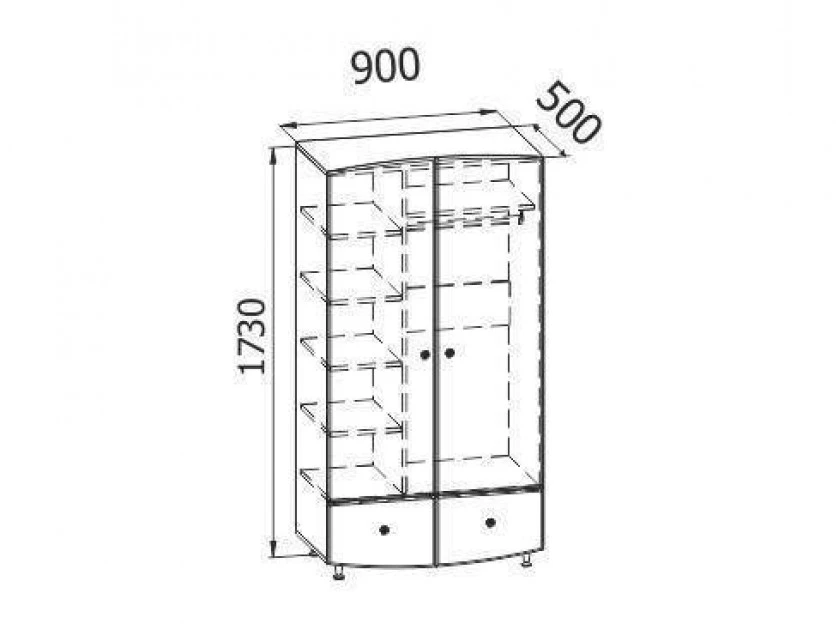 Clothing Cabinet for Storage - Model SHK 2