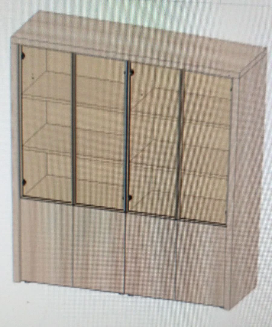 Combination cabinet set with decorative framing, Art. JR516