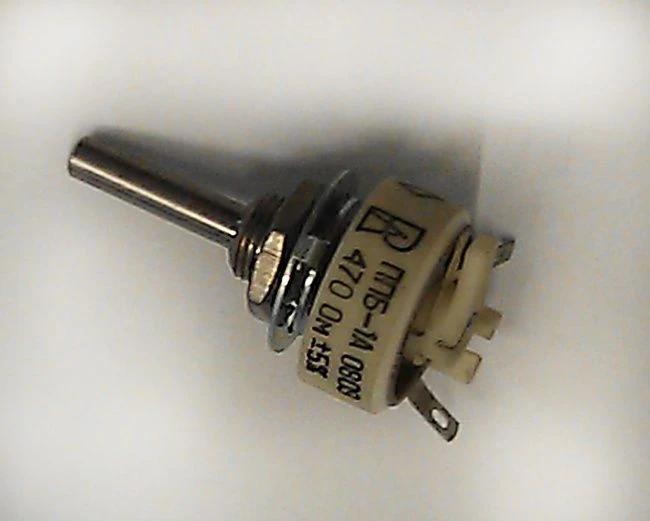 Adjustable Wirewound Resistor PPB-1A 3.3 kΩ ±5%