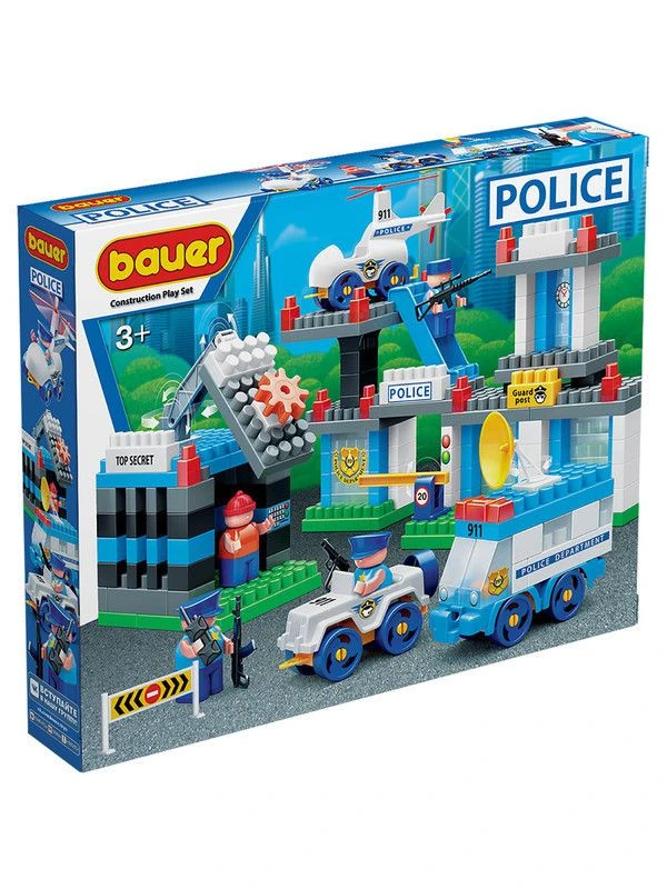 Police Department Educational Building Set "Complete Set" 229 Pieces