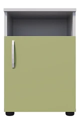 Wooden Side Cabinet with Niche and Door T.6