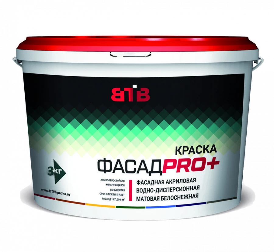 Weather-resistant High-coverage Acrylic Facade Paint VTV