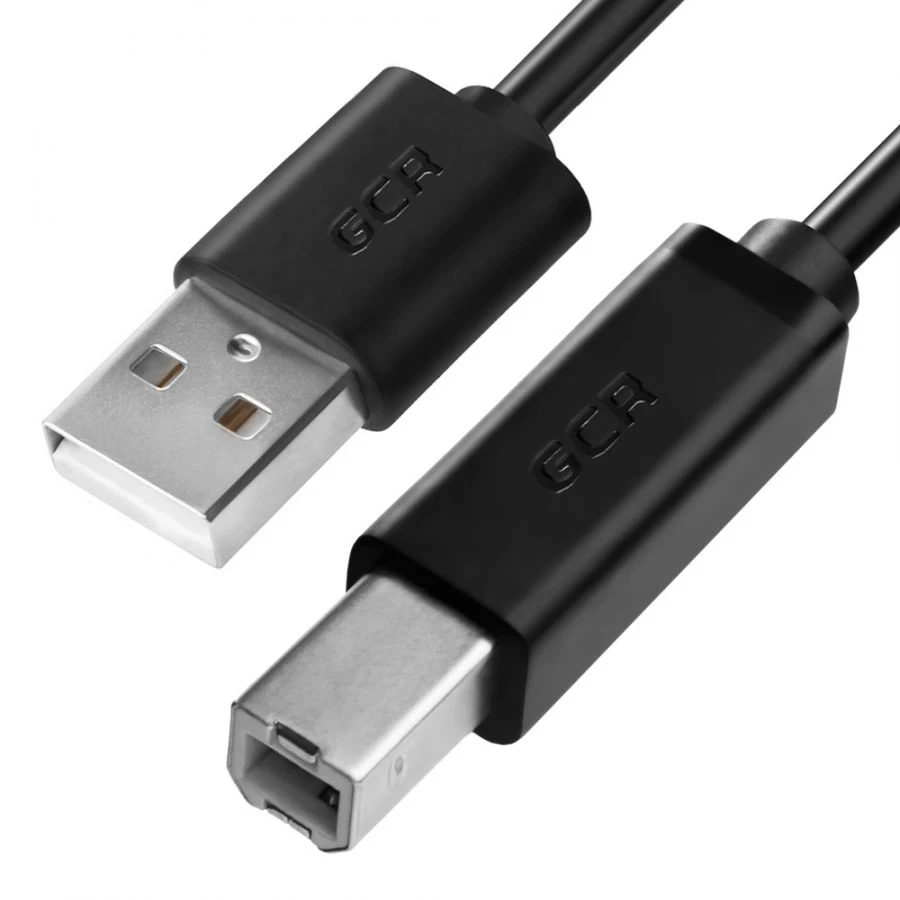 USB 2.0 Printer Cable AM/BM GCR-UPC5 for Fast Data Transfer