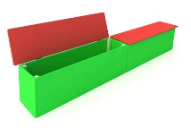 Toy Storage Box with Two Closed Niches - Art. 00029