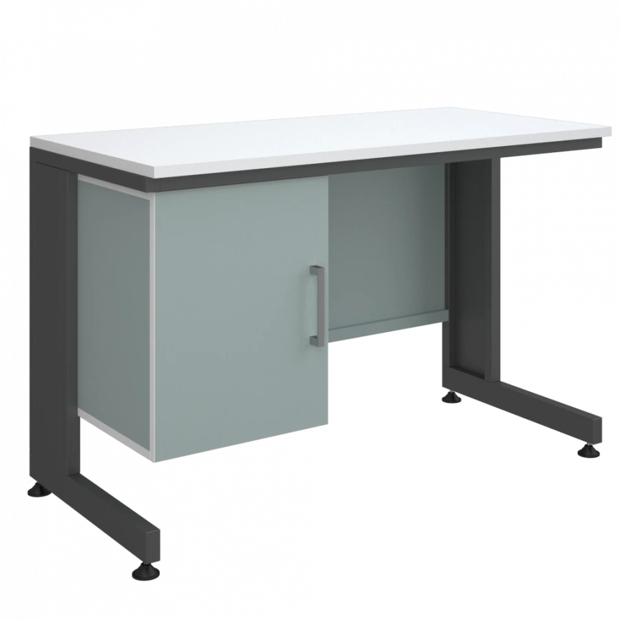 Low Laboratory Table with Cabinet Typ 1, Model 1