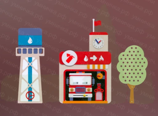 Decorative Development Panel "Fire Station" PMG-0PCH