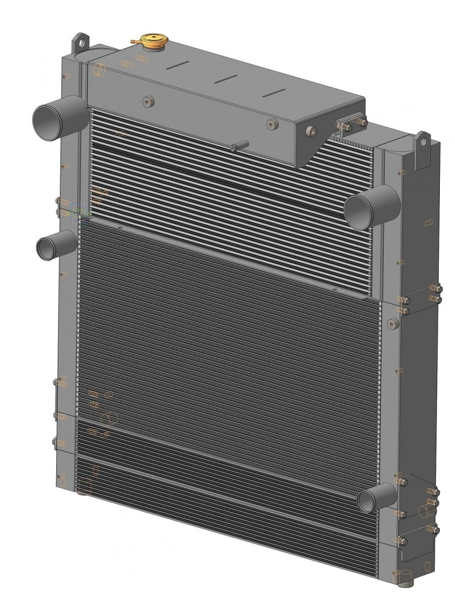 V-3000BR.1301.000 Radiator Block for Engine Cooling