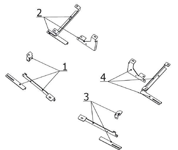 RIVAL Hyundai Creta 2021+ Threshold Mounting Kit