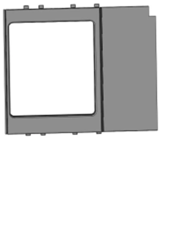 Left Side Window Opening for Tram Car S.21Р-21.10.511 1386