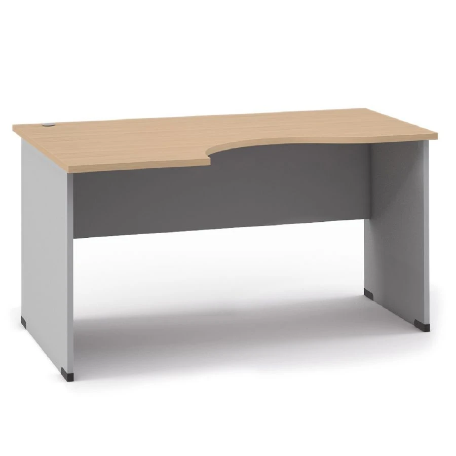 Unica Series EG3 Office Desk with Metal Supports