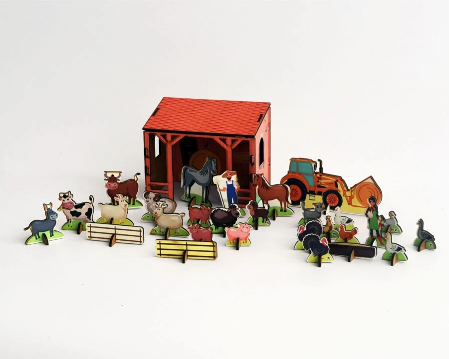 Educational Success Farm Floor Constructor with AR Technology