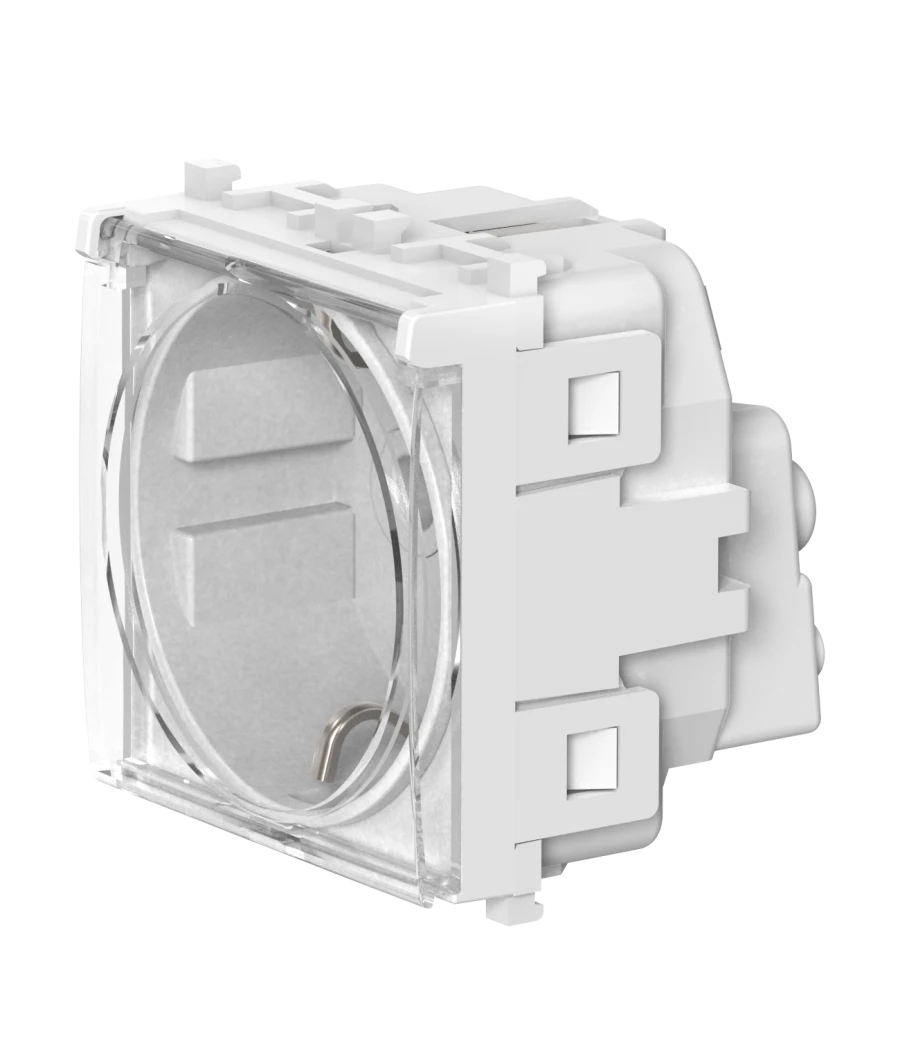 CADUCEUS ALING Experience Concealed Socket with Grounding 16A, 2M