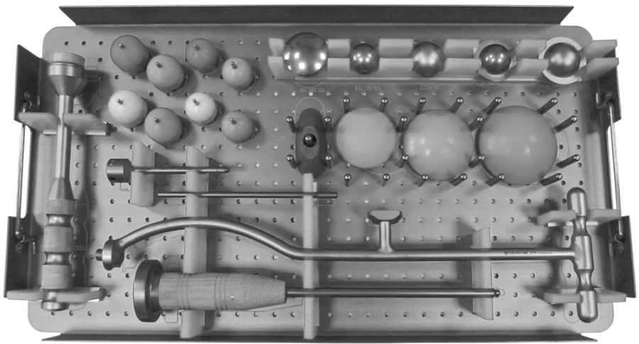 Tool Container for Total and Subtotal Prosthesis, Code 100.001