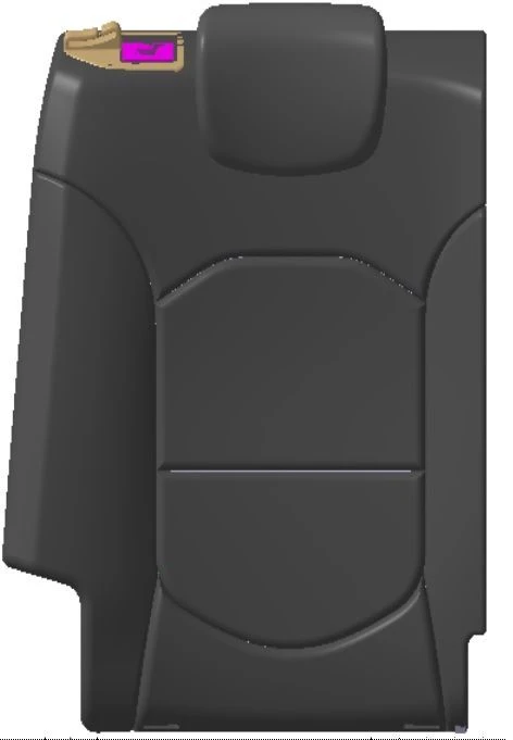 Right Rear Seat Backrest (GSr)