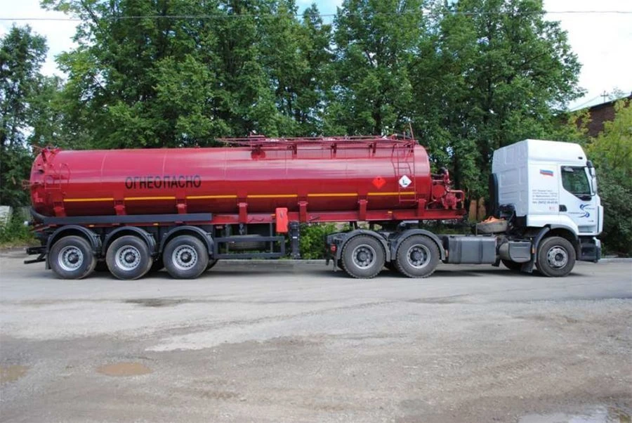 Vacuum Tank Semi-Trailer for Transporting Light Liquid Fuels 903636
