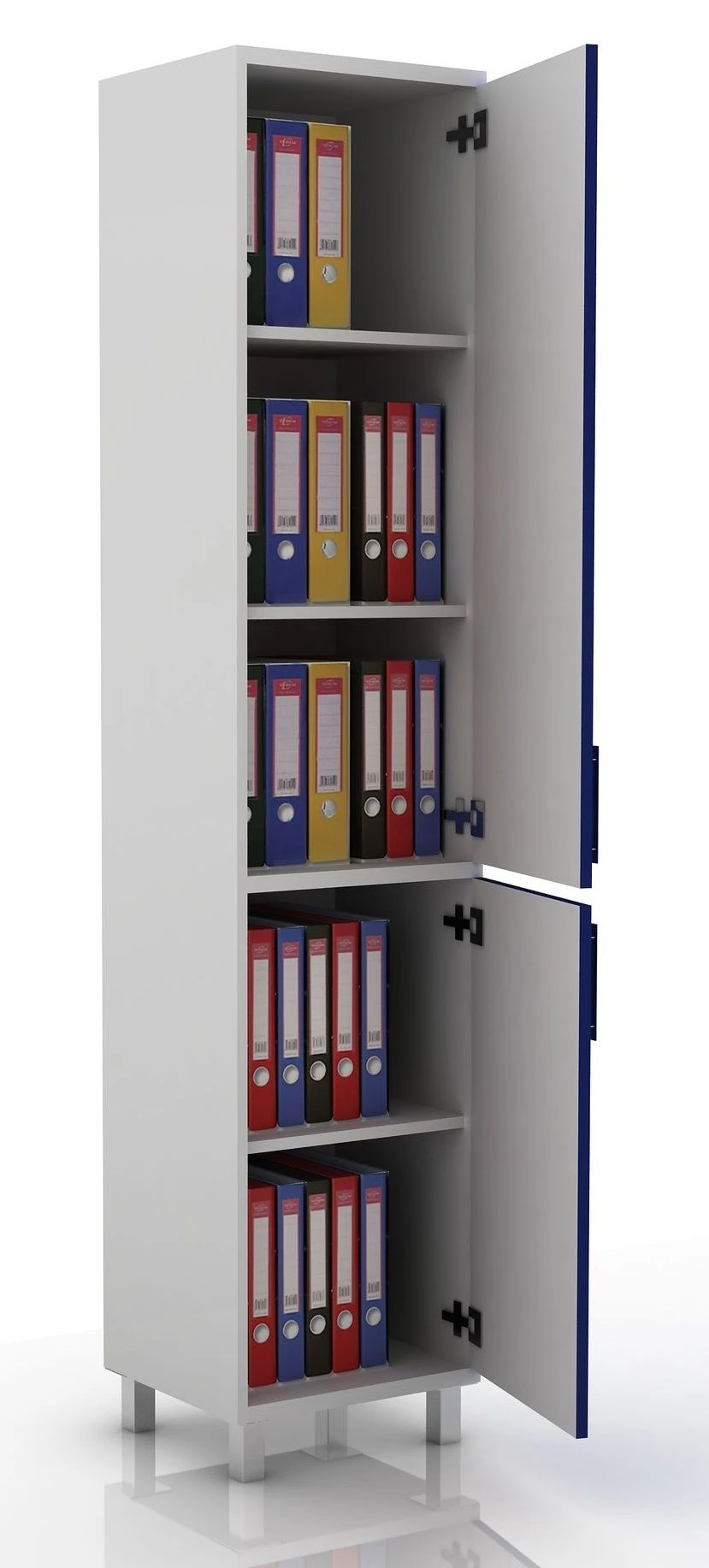 Document Storage Cabinet with 4 Shelves, Model 105-001-3