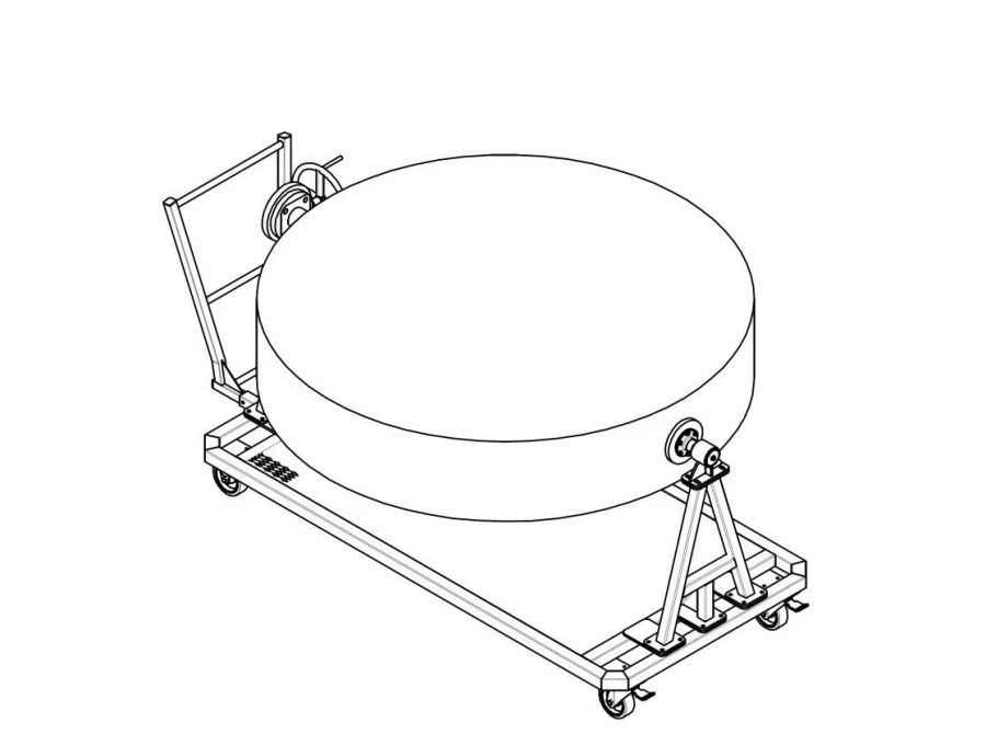 Transport Trolley for Separator Housing TG-Spec1 RK-PM