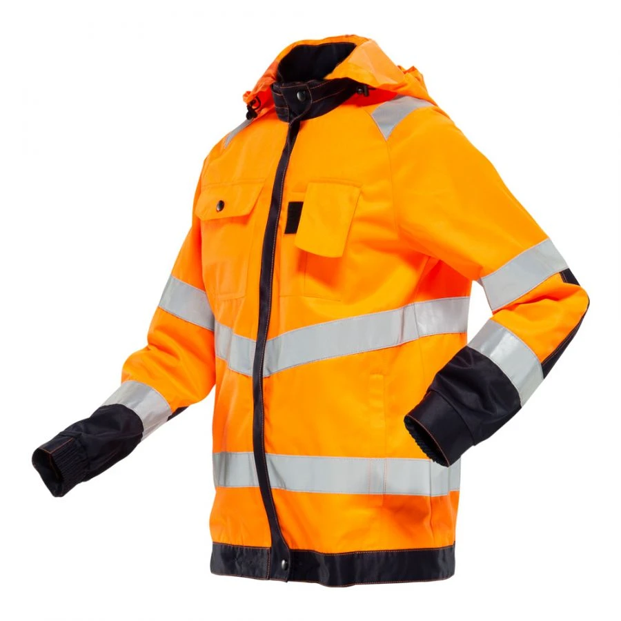 Men's High-Visibility Signal Jacket for Mechanical Protection Class 2 REVERS