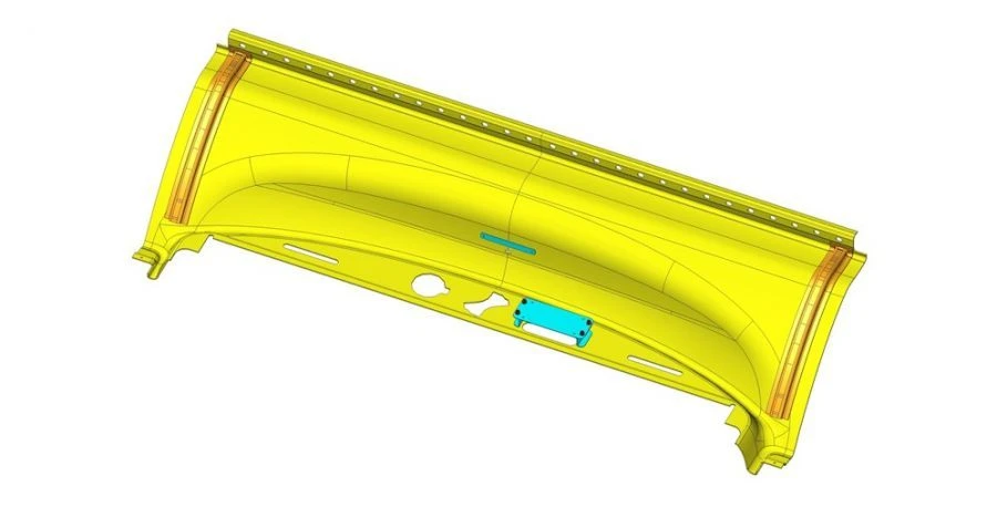 Middle Door Drive Panel for Electric Bus 6274 (Part No. 6274-5702223)