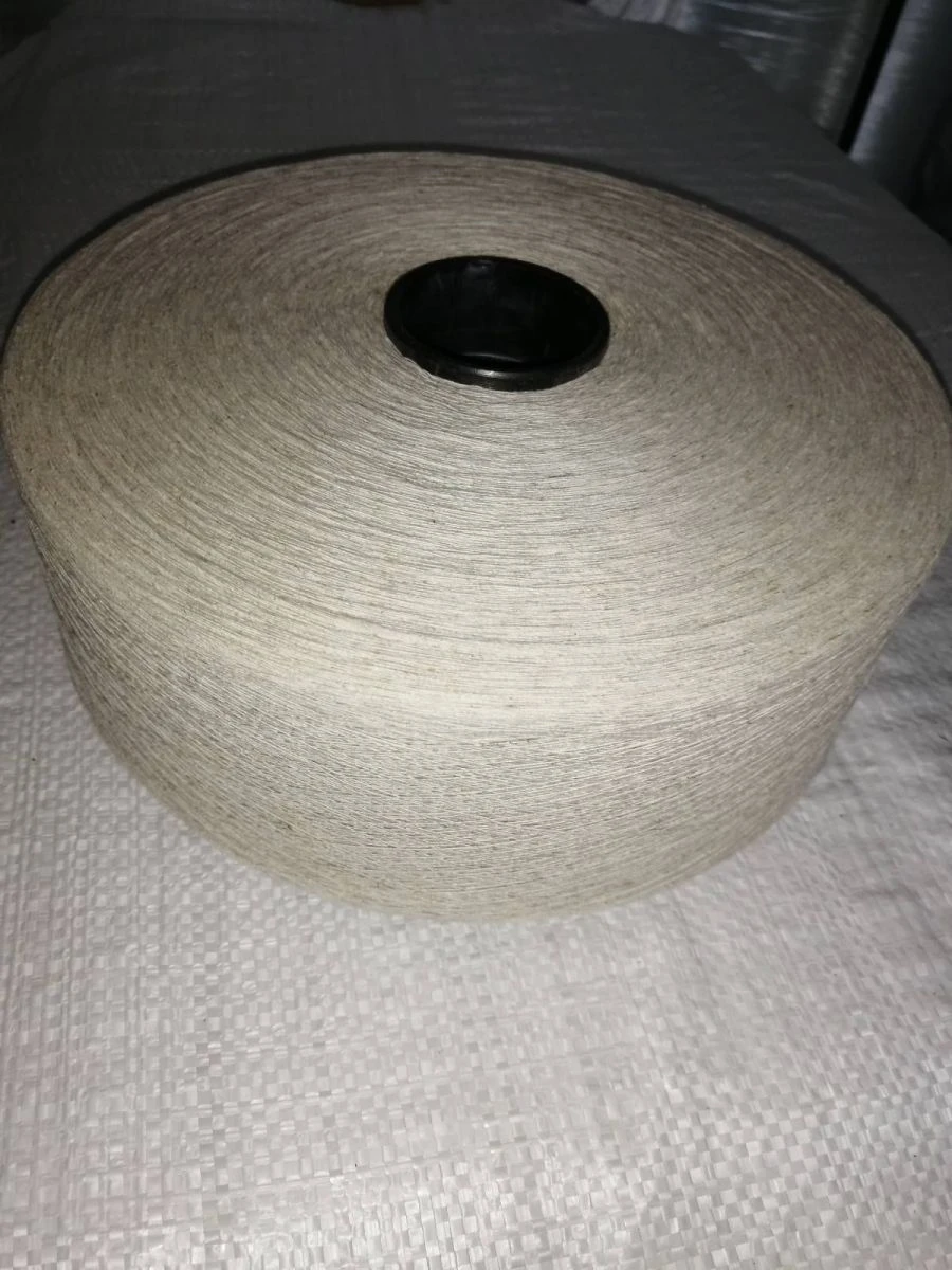 Hypoallergenic Single-Ply Linen Yarn for Textile Production