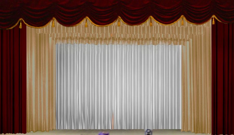Horizontal Backdrop for Stage Aesthetic Design