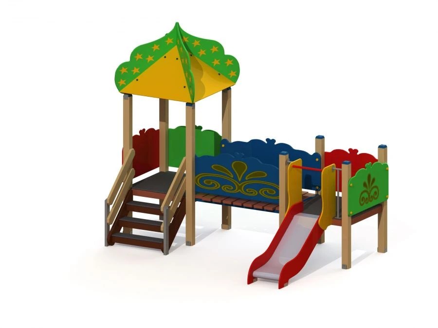 Children's Play Complex with Eastern Design, Model DIK 2.074
