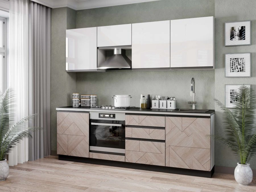 Glossy White End Panel for Island 722mm - Moretti LD.297930.000