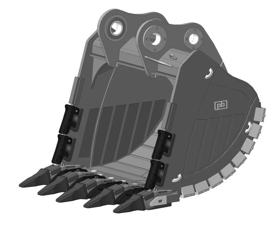 Heavy-Duty Rock Bucket 15m³ RDE-252.15v/M50CC(5)-KM1