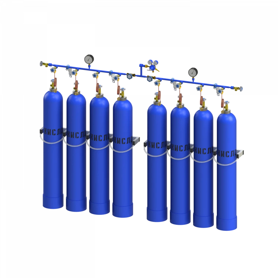 Oxygen Bypass Ramp for Eight Cylinders RPK-8